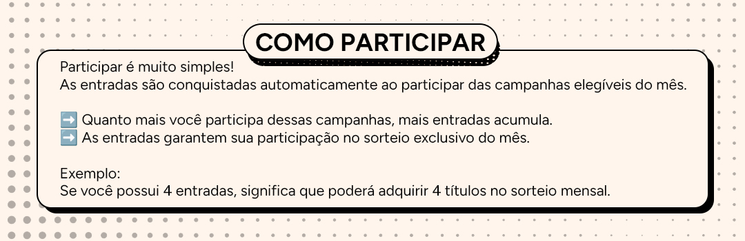 Sorteio VIP do Mês